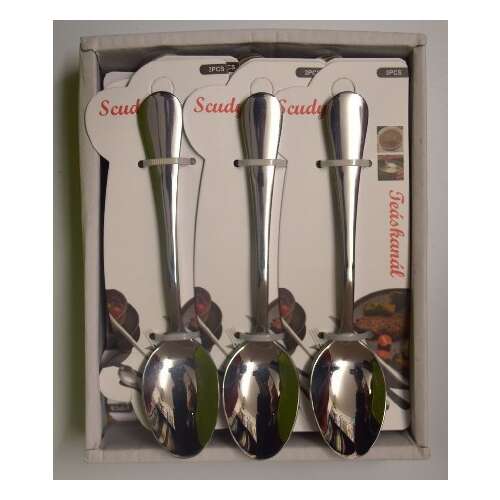 Scuddy Teáskanál - 3 db - 14,5 cm