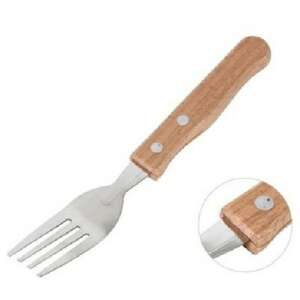 Fa nyélű villa, 18cm, rozsdamentes acél, VILLA márka - Evőeszköz