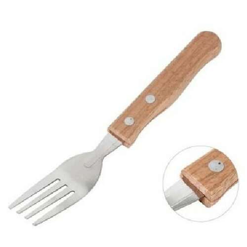 Fa nyélű villa, 18cm, rozsdamentes acél, VILLA márka