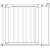 Technical drawing of Springos safety gate with extension
