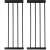 Springos baby gate extensions, black metal