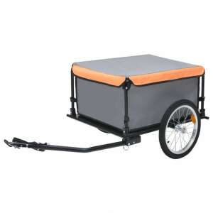 szürke-narancssárga kerékpár-utánfutó 65 kg 91986195 