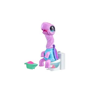 Interaktywna zabawka żółw Little Live Pets Totó Teki siedzi na toalecie z jedzeniem - Moose Toys
