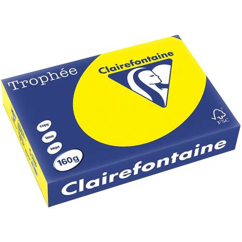 Clairefontaine Trophée A4 Sárga Fénymásolópapír - 160g, 250 ív
