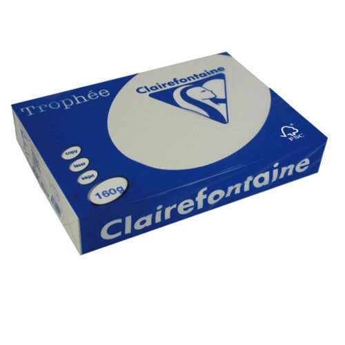 Clairefontaine Trophée A4 160g pasztell gyöngyszürke 500 ív fénymásolópapír