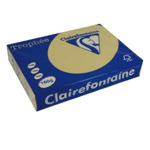 Clairefontaine Trophée A4 160g pasztell karamell színű fénymásolópapír, 250 ív / csomag - Fénymásolópapír
