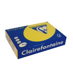 Clairefontaine Trophée A4 80gr. intenzív napsárga 1978 színes fénymásolópapír 500 ív / csomag - Fénymásolópapír