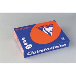 Clairefontaine Trophée A4 80gr. intenzív narancssárga 1873 színes fénymásolópapír 500 ív / csomag - Fénymásolópapír