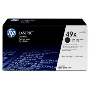 HP LaserJet 49X fekete tonerkazetta dupla csomag Q5949XD - Irodatechnika