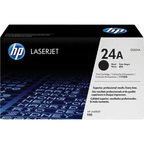 HP Q2624A No.24A fekete lézertoner kazetta - Irodatechnika