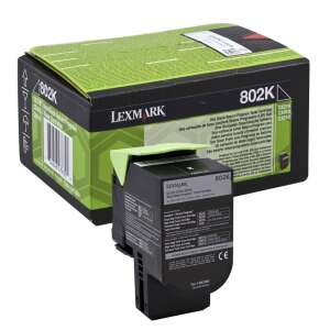 Lexmark 802K Fekete Lézertoner - 1000 oldal