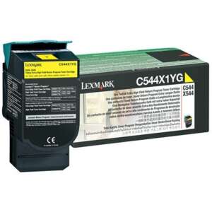 Lexmark C544 X544 Sárga Extra Nagy Hozamú Visszatérő Program Toner Kazetta - Lexmark