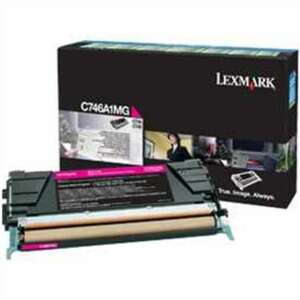 Lexmark C746A1MG Magenta lézertoner kazetta - Lexmark