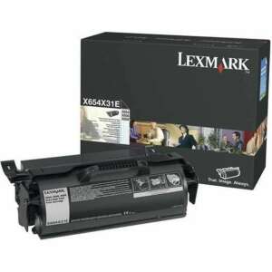 Lexmark X654X31E fekete lézertoner kazetta, 36 000 oldal - Lexmark