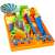Screwball Scramble Level 2 játék, a labirintust mutatja különböző akadályokkal