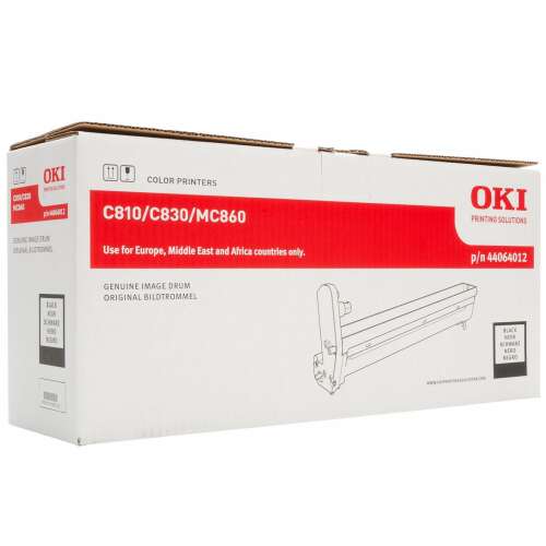 Oki C810 C830 MC860 eredeti képdob fekete 20K 44064012 - OKI
