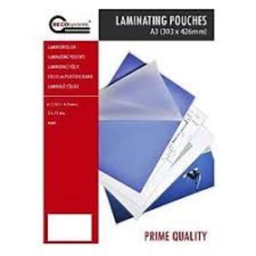 Reco A3 lamináló tasakok, 100 mikron, 100 db-os csomag, kiváló minőség