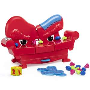 Grouch Couch interaktív társasjáték, piros kanapé kiegészítőkkel - Spin Master