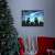 Karácsonyi LED-es hangulatkép - fali akasztóval, 2 x AA, 30 x 30 cm 35048849}