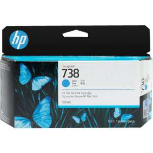 HP DesignJet 738 kék tintapatron, 130ml - Nyomtató kellék