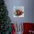 Karácsonyi LED-es hangulatkép - fali akasztóval, 2 x AA, 30 x 30 cm 35048861}