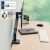 Leitz Ergo space-saving monitor arm, dark grey 91996625