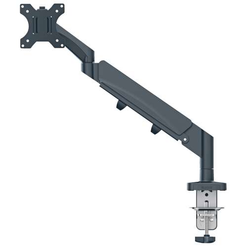 Leitz Ergo space-saving dark grey monitor arm