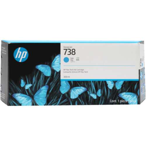 HP 738 300-ml DesignJet toner cyan (676M6A) (676M6A) 91996713