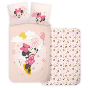 Set de lenjerie de pat pentru copii Disney Minnie Mouse Fly, 100x135 cm, 40x60 cm - Design interior