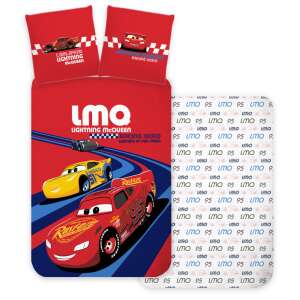 Set de lenjerie de pat pentru copii Disney Cars Lightning McQueen Racing Hero, husă de plapumă 100x135 cm și husă de pernă 40x60 cm - Nonbrand Lenjerie de pat - grădiniță