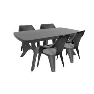 Balante 4+1 kerti bútor garnitúra szett grafit színben 35075510 - Gartengarnituren