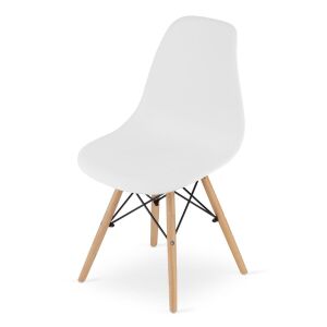 Трапезен стол Mercaton Osaka бял скандинавски - Стол за хранене