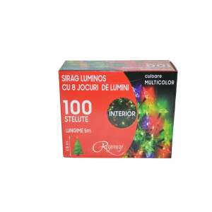 Regency 5 metri 100 LED luminițe de Crăciun cu 8 moduri de iluminare, multicolore - Nonbrand Ghirlande luminoase