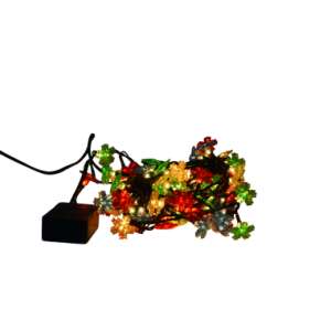 Multicolor snowflake Christmas lights string with 8 light modes, 5 meters - Nonbrand String Light