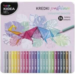 Kidea 24 pastel coloured pencils set, perfect for kids to draw and color, with a variety of colors - Colored Pencil