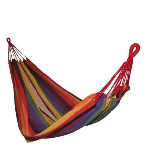 Többszínű függőágy, 100 x 200 cm, ideális a kertben vagy kempingben való pihenéshez - Függőágy