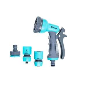 Duza de furtun de gradina Richmann cu 9 setari de pulverizare, conector rapid de 1/2 inch si accesorii - Irigare