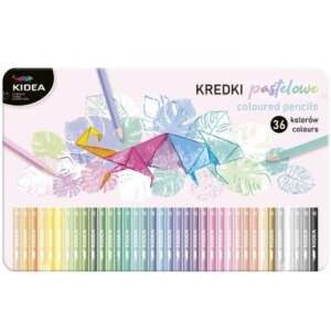 Kidea 36 Pastel Coloured Pencils Set, 36 colors, for drawing and coloring - Colored Pencil