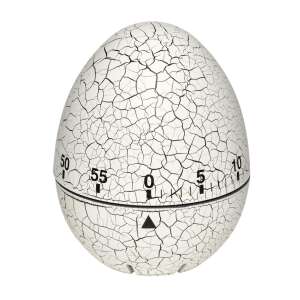 TFA egg-shaped kitchen timer, white, 60 minutes - Kitchen timer