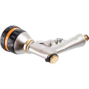 Pistol de pulverizare pentru grădină Richmann Exclusive cu 8 modele de pulverizare diferite, metal, argintiu - Irigare