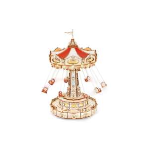 ROKR Merry Carousel 3D Wooden Puzzle, 289 pieces, assembled model - Model, mock-up