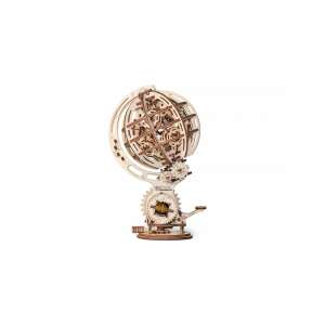 EWA Kinetyczna Kula Ziemska 3D drewniana układanka, 205 elementów, złożony model - Puzzle 3D