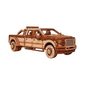 Puzzle 3D mecanic, Pickup Truck, WT, lemn, 706 piese 92010421 - Puzzle 3D