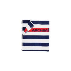Blue and white striped Archimede beach towel - Bath Towel, Washcloth, Hooded Towel