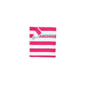 Archimede Pink Striped Beach Towel 100x185 cm 92010660 - Bath Towel, Washcloth, Hooded Towel