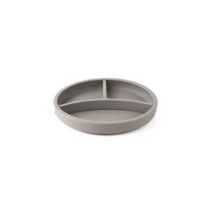 Ecorascals Silicone Plate with Separator, Silver 92010847 - Kids' Plate