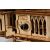Close-up of ROKR Gramophone 3D wooden puzzle detailing the volume knob and intricate design.
