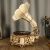 ROKR Gramophone 3D wooden puzzle in a vintage setting.