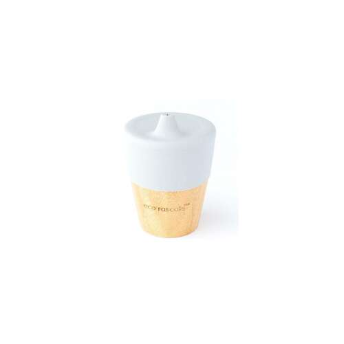 Eco Rascals 190ml Bamboo Sippy Cup in Grey