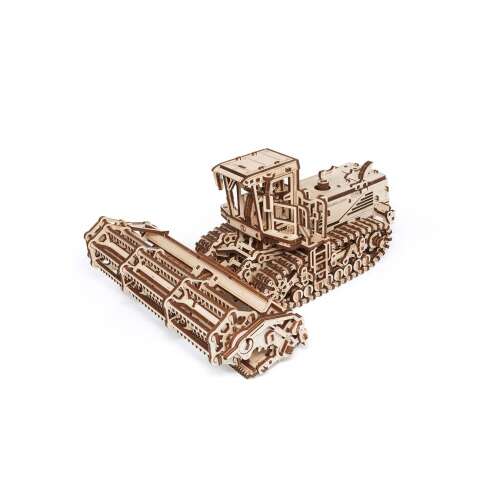 EWA 3D puzzle din lemn autopropulsat cositoare CS-150C, model asamblat